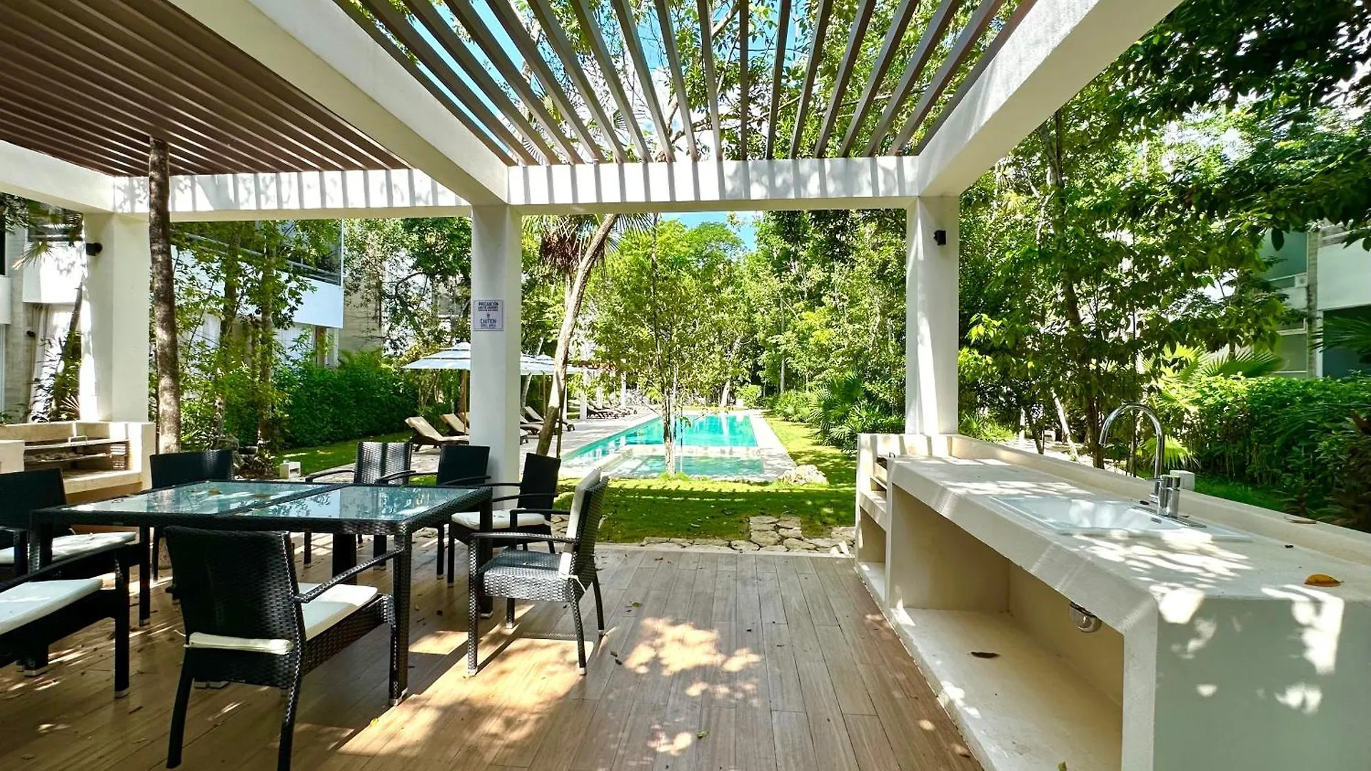 Cozy Stay In Tulum - Aldea Zama - 2 Pools, Gym & Palapa Apartment